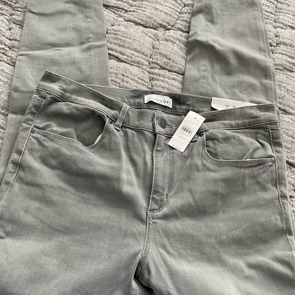 LOFT grey denim leggings
